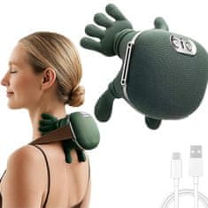 FRILLA® Shiatsu jastuk za masažu s grijanjem 3D, podesiva brzina i smjer | MASSORA