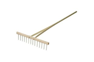 Ostatní Grablje EURO tools 145059 Wooden rake, with plastic comb