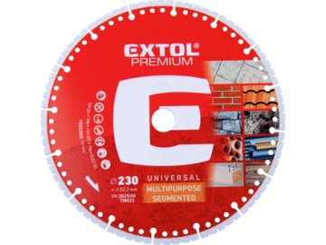 Extol Premium Dijamantna rezna ploča 8803004 MULTI univerzak, O230x22,2x3mm