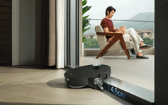 Dreame X60 Max Ultra Complete robotski usisavač, crni (RLX87D-BL)