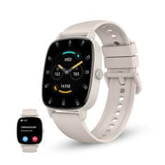 Ksix smartwatch Pulse, 1.83" zaslon, 7 dana bat., sport, zdravlje, IP68, bež