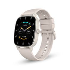 Ksix smartwatch Pulse, 1.83" zaslon, 7 dana bat., sport, zdravlje, IP68, bež