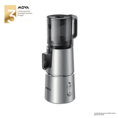 SJ10 vijčani sokovnik, crno-srebrn