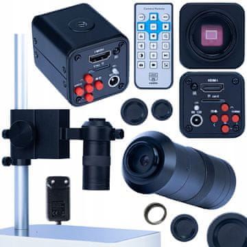 Rosfix Set Mikroskop Norma Black PRO 3U1 – Kamera 1080P Hdmi, Objektiv 100X, Platforma 50/40MM | Planets PRO