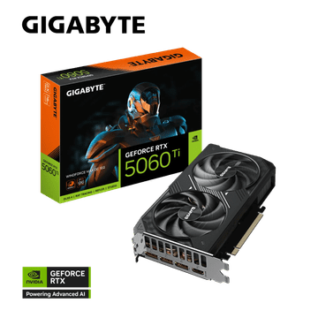 Gigabyte Grafička kartica GeForce RTX 5060 Ti Windforce MAX OC 16G, 16GB GDDR7, PCI-E 5.0
