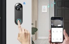 Avatto Baterija. pametni portafon i zvono s kamerom WIFI Tuya Alexa Google asistent