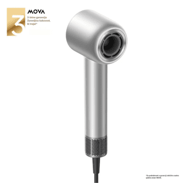 Mova Shine 10 sušilo za kosu s plazma ionskom tehnologijom, srebrno (AMSH10-S)