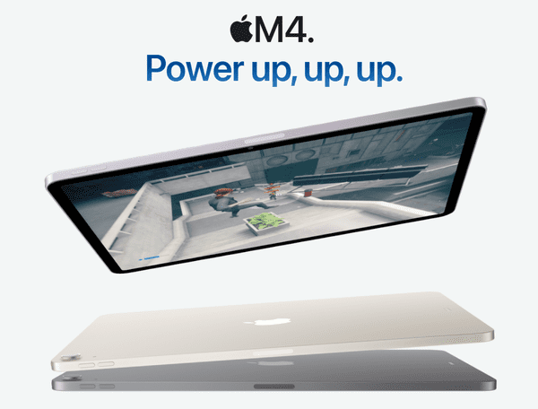 Zmogljivost čipa M4 v iPad Air