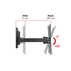 Meliconi Meliconi Flatstyle FR200 zidni nosač za TV