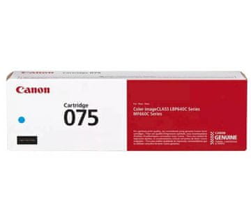 Canon Toner CRG-075C, za LBP64x i MF66x, 1400 stranica, cijan (6364C002AA)