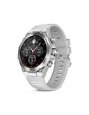 Ksix smartwatch Titanium, 1.43” AMOLED, 2 remena, 5 dana aut., srebrni