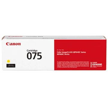 Canon CRG-075Y toner, za LBP64x i MF66x, 1.300 stranica, žuti (6362C002AA)