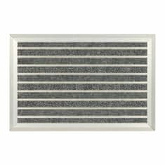 Northix Aluminijski otirač za vrata s četkastim trakama protiv prljavštine