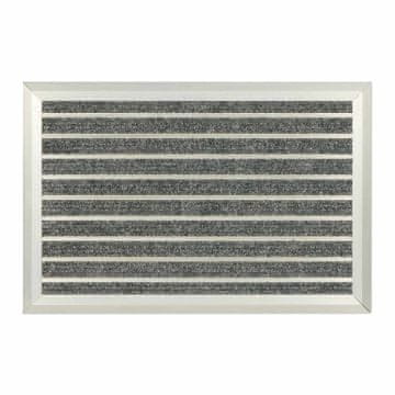 Northix Aluminijski otirač za vrata s četkastim trakama protiv prljavštine