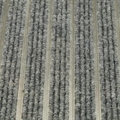 Northix Aluminijski otirač za vrata s četkastim trakama protiv prljavštine