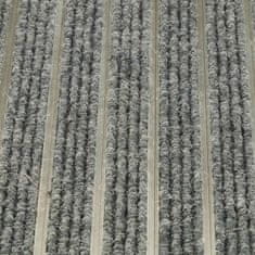 Northix Aluminijski otirač za vrata s četkastim trakama protiv prljavštine