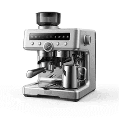 S20 Pro poluautomatski aparat za kavu s ugrađenim mlincem, srebrne boje