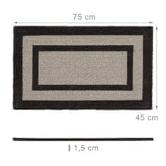 Northix Duguljasti otirač od kokosovih vlakana s PVC podlogom