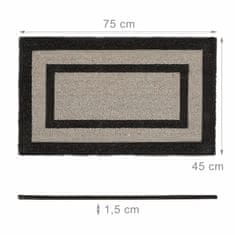 Northix Duguljasti otirač od kokosovih vlakana s PVC podlogom