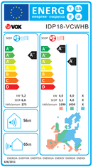 VOX electronics IDP18-VCWHB zidni klima uređaj