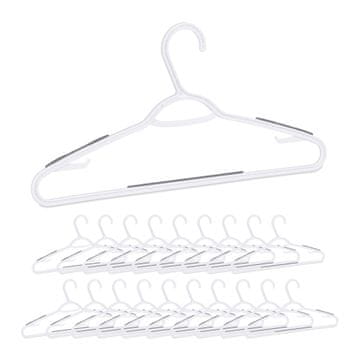 Northix Set od 20 vješalica za kapute s protukliznim premazom