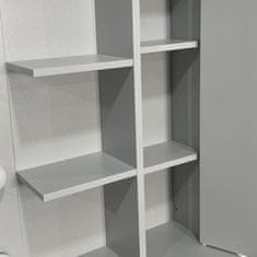 Aga Toaletni stolić s ogledalom i osvjetljenjem Mat bijeli