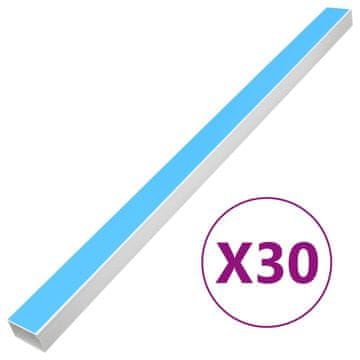 Vidaxl Samoljepljiva električna cijev 60x40 mm, 30 m, PVC