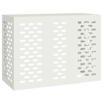 Vidaxl Pokrov za klima uređaj Bijelo 110 x 50 x 80 cm Čelik