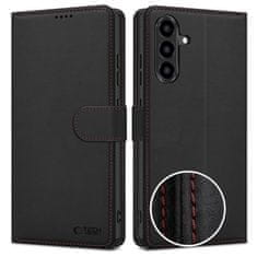 Tech-protect Wallet preklopna futrola za Samsung Galaxy A57 5G, crna / crvena