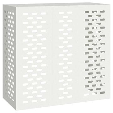 Vidaxl Pokrov za klima uređaj Bijelo 110 x 50 x 105 cm Čelik