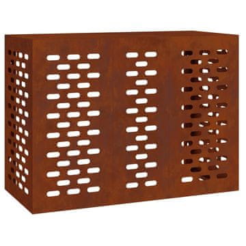 Vidaxl Pokrov za klima uređaj Rđa 110 x 50 x 80 cm