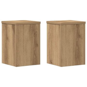 Vidaxl Stalci za biljke 2 kom 20x20x30 cm konstruirano drvo
