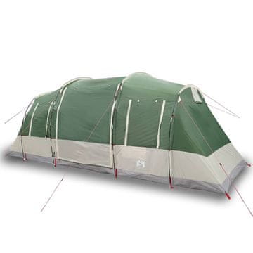 Vidaxl Obiteljski šator tunelski za 6 osoba zeleni vodootporni