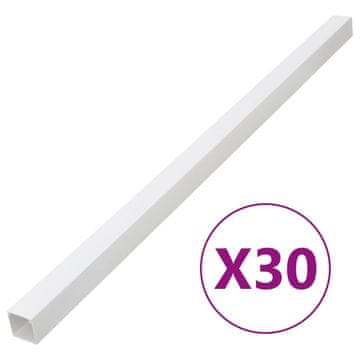Vidaxl Elektroinstalacijska cijev, 60x40 mm, 30 m, PVC