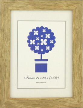 Karako Okvir za fotografiju 20x30 cm, drvo - MDF, stolni, zidni, 70 natur A4