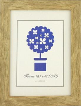 Karako Okvir za fotografiju 29,7x42 cm, drvo - MDF, stolni, zidni, 70 natur A3