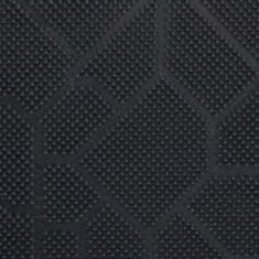 Northix Gumeni otirač za vrata neklizajući crni s uzorkom