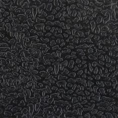 Northix Gumeni otirač za vrata neklizajući crni s uzorkom