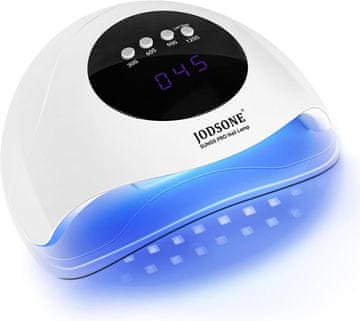 slomart JODSONE UV-lampa za nokte, LED-gel sušilica za nokte, prijenosna gel-lampa za nokte s automatskim senzorom i 4 timera, za kućni salon, alat za nokte, bijela