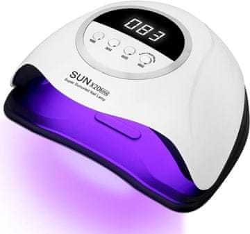 slomart UHOL UV LED lampa za gel nokte, 320W 72LED dioda profesionalna brza sušilica noktiju s 4 timera, LCD zaslonom i pametnim senzorom za nokte na rukama i nogama te za sve gel lakove, šelak