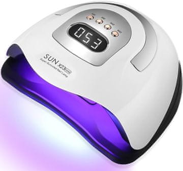 slomart UV LED lampa za gel nokte, 380W 81 LED svjetla za nokte s 4 timera, LCD zaslonom i pametnim senzorom za nokte na rukama i nogama, idealna za gel lak i shellac.