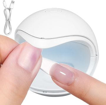 slomart Led svjetlo za nokte, mini Led UV sušilica za nokte mini gel lakova, prijenosna brzo sušeća lampa za učvršćivanje lakova za nokte za gel lak, poli graditelj noktiju, pribor za nail art