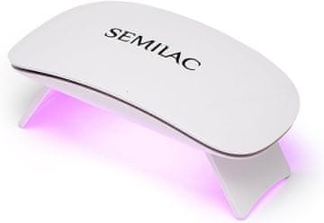 slomart Semilac Travel UV LED Lampa 6W - Sklopiva mini lampa za nokte s timerom 60/90 sekundi - Kompaktna i prenosiva - USB-C priključak