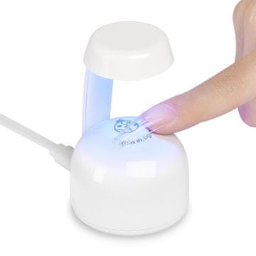 slomart Beetles Mini UV lampa za gel nokte, inovativno brzo stvrdnjavanje s pametnim senzorom za jednostavan i brz sustav produživanja, prijenosna UV LED lampa za manikuru za gel lak, DIY nail art