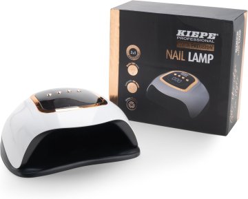 slomart Kiepe 14199 Profesionalna LED lampa za nokte - 72W, 42 LED, Comfort-Heat način rada, digitalni zaslon i zaštitne rukavice za UV/gel/builder gelove - Paket uključuje dvije zaštitne rukavice.