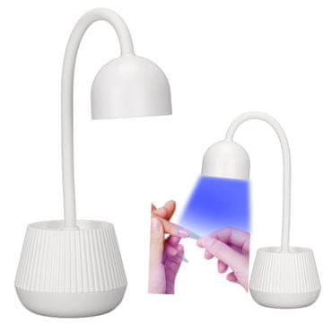 slomart Mini lampa za nokte 24W, prijenosni mini sušač za nokte LED UV, brzo sušeća lampa za nokte s timerom, UV svjetlo za gel nokte, gel lak za nokte
