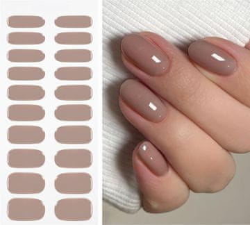 slomart JMEOWIO Folija za nokte Kava Gel Folije za nokte Samoljepljive Naljepnice za nokte Uv Učvršćivanje Dekoracija Dodaci za oblikovanje noktiju