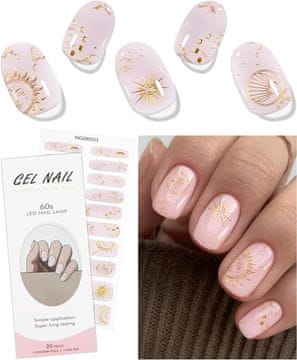 slomart JMEOWIO Folija za nokte Mjesec Zvijezda Gel za nokte Samoljepljive naljepnice za nokte UV učvršćivanje Dekoracija Dodaci za dizajn noktiju