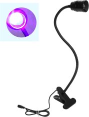 slomart UV lampe za ekstenzije trepavica, UV lampa za gel nokte s nožnim prekidačem i štipaljkom, Gel UV lampa s guščjim vratom za nokte, UV ljepilo za trepavice, UV svjetlo za gel nokte