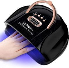 slomart UV LED lampa za gel nokte, profesionalna sušilica za nokte od 256W s 4 timera i pametnim senzorom, 57 LED UV lampi za nokte, brzo sušenje, LCD zaslon, pogodna za gel na prstima/nožnim prstima